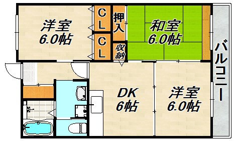 リバーヒルズ 間取り図