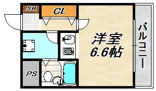 朝日プラザツインテージ神戸EAST 間取り図