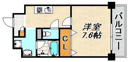 リバーサイド安藤Ⅱ 間取り図