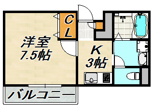 ルミエール下條 間取り図