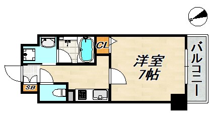 ルリアン板宿 間取り図