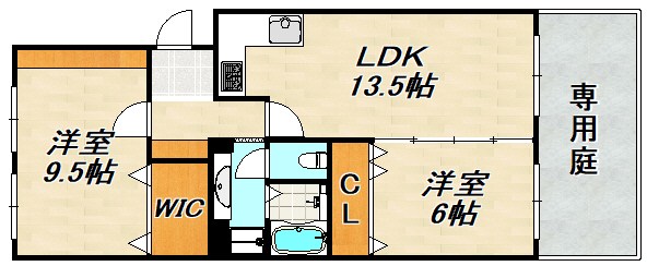 鈴蘭泉台第5ハウス 間取り図