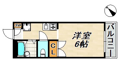 メゾン鈴蘭台南 間取り図
