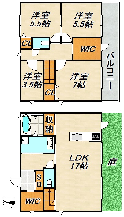Familia villa須磨東落合 間取り図