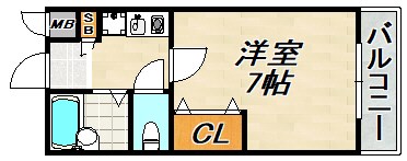 スクエアメゾン鈴蘭台 間取り図