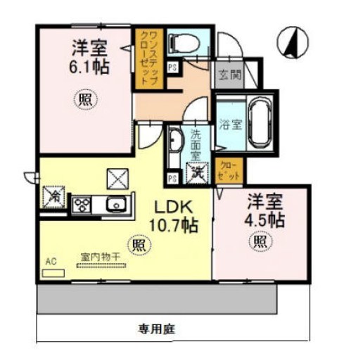 レガロ鈴蘭　Ⅰ棟  間取り図