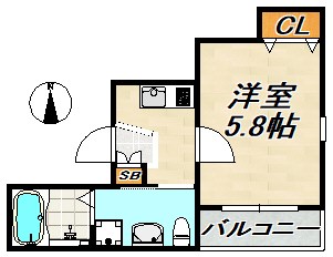 NET-K神戸西 間取り図