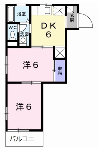 フレグランス高取山 間取り図