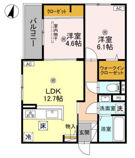 イルソラーレ須磨 間取り図