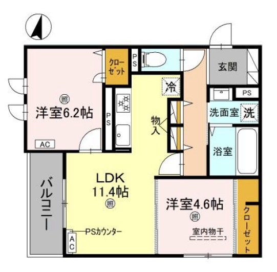 イルソラーレ須磨 間取り図