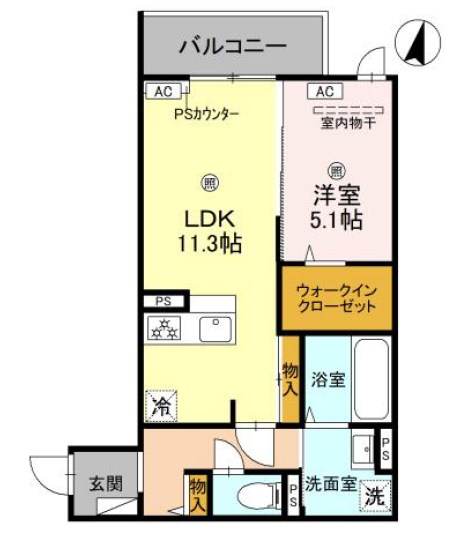 イルソラーレ須磨 間取り図