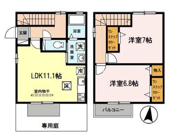 ドルフ須磨 間取り図