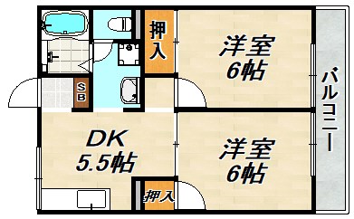 ディアコート21 間取り