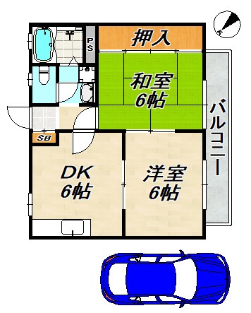 堀切スカイハイツ 間取り図