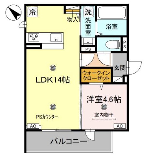 LaMaison大池町 間取り図