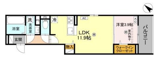 LaMaison大池町 間取り図