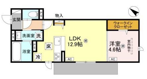 LaMaison大池町 間取り図