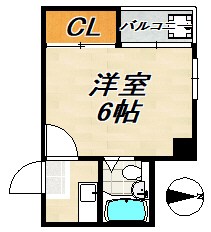 ドミトリー板宿 間取り図