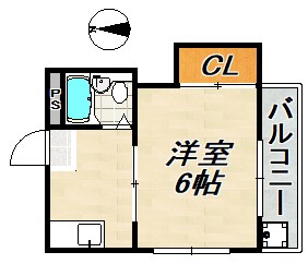ドミトリー板宿 間取り図