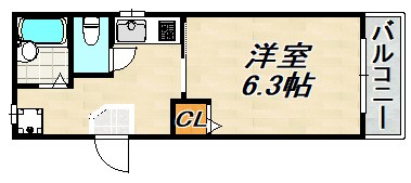 A-EAST須磨海浜公園 間取り図