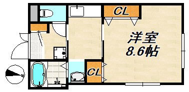 ヒルサイド若木荘レジデンス 間取り図