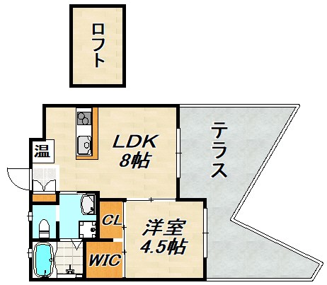 ヴィアーレ南町 間取り図