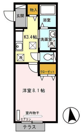 グローリア若葉台 間取り