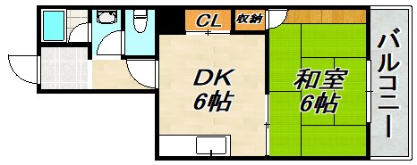 クイーンズハイツ名倉 間取り図