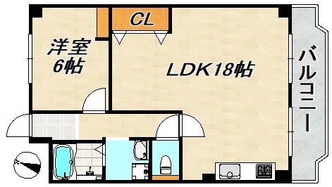 高取台グリーンハイツA棟 間取り