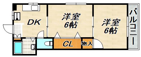 須磨南ハイツ 間取り図
