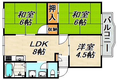 ウィンディア・キド 間取り図