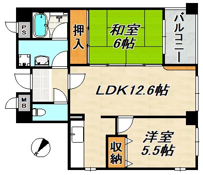 第２テルアキビル 間取り図