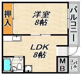 グランディアミ・アモーレ鈴蘭台 間取り図