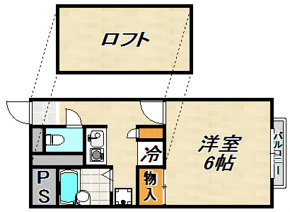メゾン・パル6 間取り図