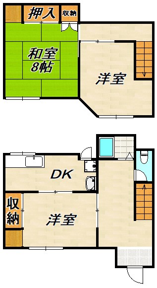 レジデンシャル板宿ハウス 間取り図