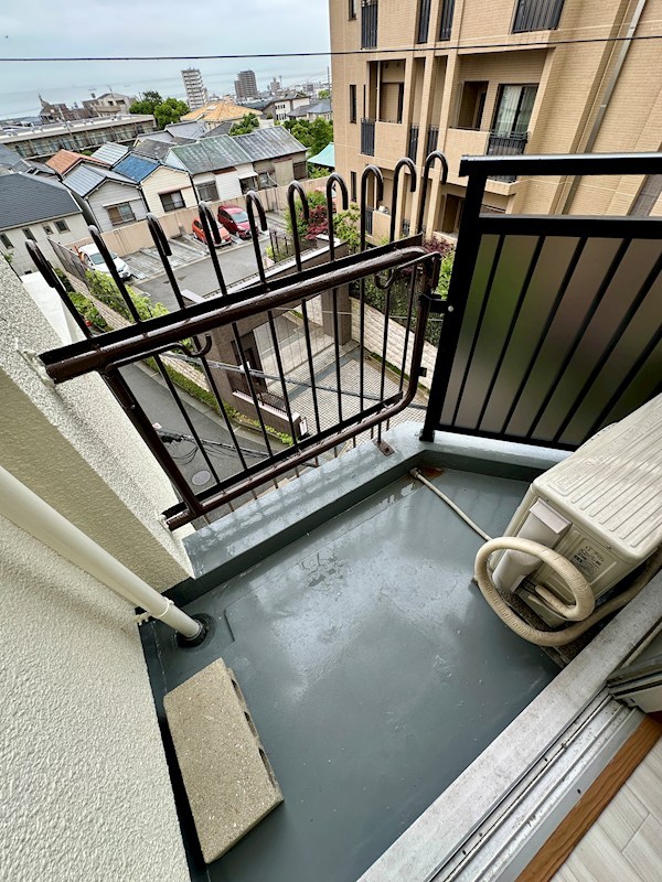 離宮前グリーンハイツ ベランダ