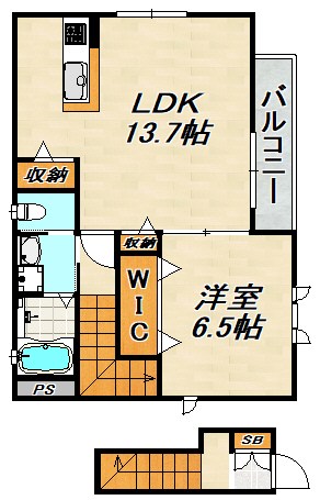シャーメゾンYS 間取り図