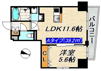 SDグランツ新神戸ステーションフロント 間取り図