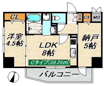SDグランツ新神戸ステーションフロント 間取り図