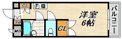 ゴールド・リバー板宿 間取り図
