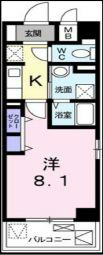リバーサイド苅藻川 間取り図