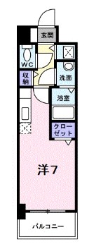 ヴァレ谷上 間取り図