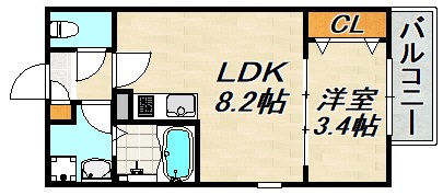 (仮称)ジーメゾン須磨エディエン 間取り図