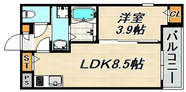 ジーメゾン須磨エディエン 間取り図