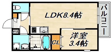 (仮称)ジーメゾン須磨エディエン 間取り図