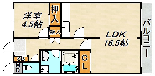 カトレアハイツ 間取り図