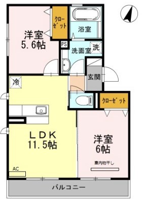 ソノーレ鈴蘭 間取り図