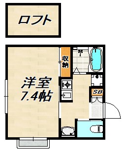 シャルマンメゾン上沢 間取り図