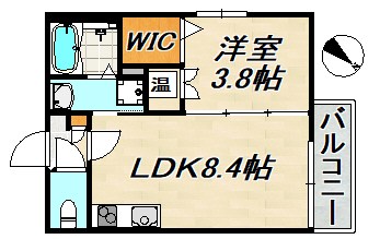 エフラクサシーム 間取り図
