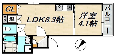 エフラクサシーム 間取り図